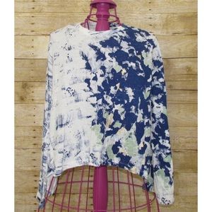 Akemi + Kin anthropologie graffito splatter top